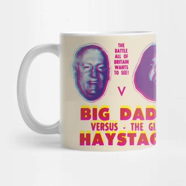 Big Daddy vs Giant Haystacks by HAPPY TRIP PRESS